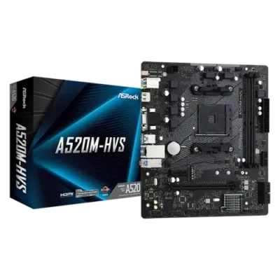ASRock A520M-HVS AMD AM4 Micro ATX Motherboard